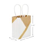 CMYK 4 Color Offset Printing Kraft Paper Shopping Bags With Your Own Logo Custom