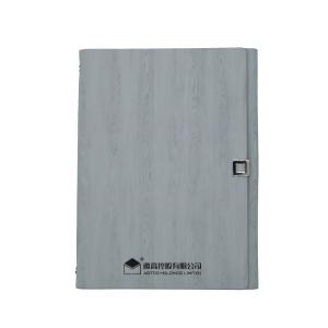 Quality Wood Grain Refillable Journal Binder , 6 Ring A5 Organiser 100g Offset Inner Paper wholesale