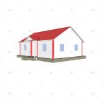 Heya-3B02-A China 3 room sandwich panel house prefabricated prefinished