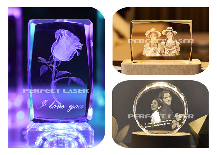 High Quality Air Cooling 3D Glass Laser Engraving Machine For Sale