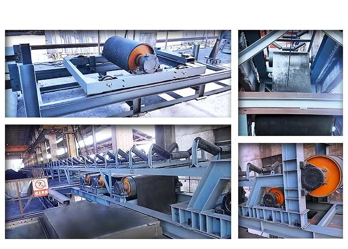 Large Capacity Heavy Duty Conveyor Belt PU PVC Rubber Stable Running Convenient