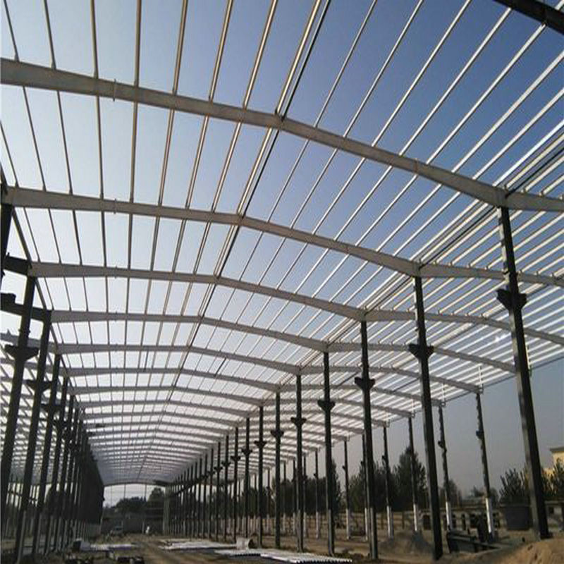 Outdoor Steel Frame Metal Buildings Anti Fire Metal Barn Construction Steel Structure