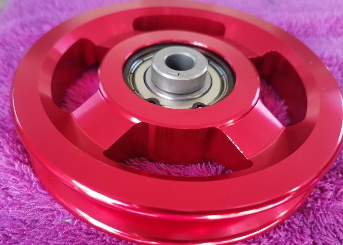Multifunction Fitness Equipment Steel Cable Pulley Wheels For Health Clubs