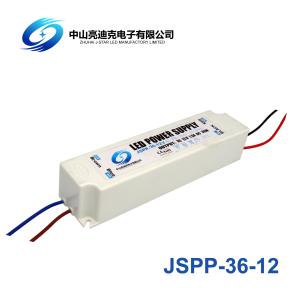 Quality ODM White Color Housing IP44 LED Strips Power Supply 12V 3A 36W wholesale