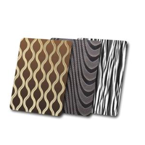 China Embossed Stainless Steel Sheet 2B Finish Hammered Decorative SS Corrugated Sheet on sale