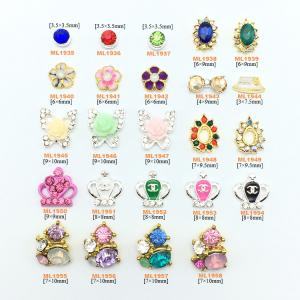 Quality Hot NEW Wholesale Alloy Jewelry 3D Nail Art Jewelry Nail rhinestones Sticker Supplier Number ML1935-1958 wholesale