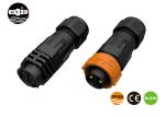 M19 2 Pins Nylon 23mm Waterproof Quick Connectors