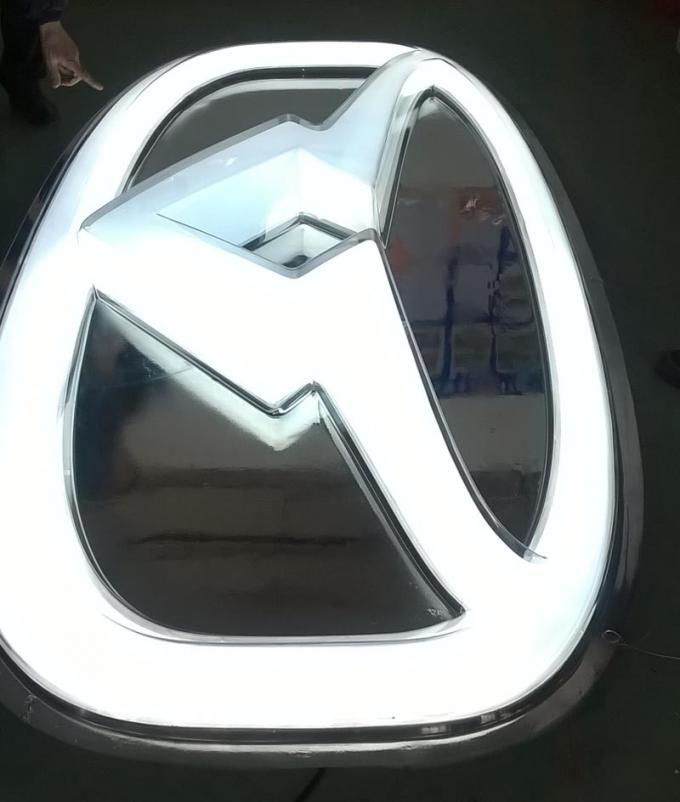 Car Logo Thermal Evaporation Coating Unit , PMMA Automotive Logo Billboard Chroming Machine