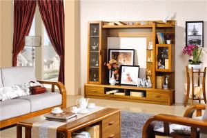 Quality modern Zingana wooden comibined high TV cabinet furniture wholesale