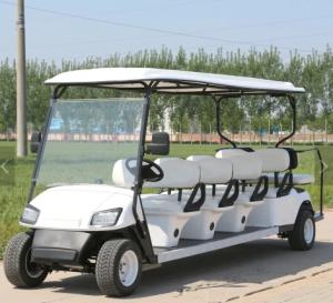 Quality 35mph 10 Passengers Golf Cart 72V 100AH Battery Custom Built Long Life Span wholesale