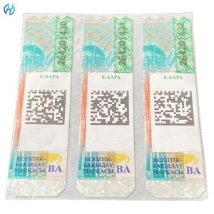 Quality Reliable product authentication with Temperature Resistant Anti counterfeit label wholesale