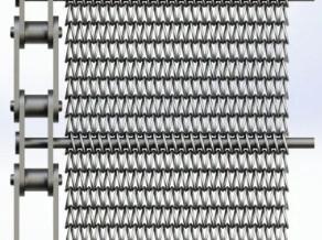 Quality 1mm Stainless Steel Eye Flex Conveyor Belt Heavy Duty Metal Screen Mesh wholesale