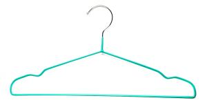 Quality Strong And Durable Notched Shoulders Compact Chrome Wire Hangers wholesale