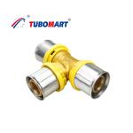 Effortless Press Fit Brass Pex Fittings For PEX Tubing Installation