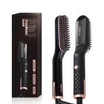 Multifunctional Beard Straightener Comb Brush Electric Frizz Proof