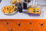 Oilproof Embossing PEVA Halloween Plastic Table Cover
