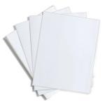 A4 Sheet BOPP Self Adhesive Sticky Labels Silver Hot Stamping