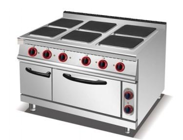 Electric Cooking Equipment / Fast Food Kitchen Equipment GL-TT-6 29KW Power