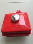 Diesel engine fuel tank red color with logo for R170 small and big fuel cock