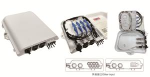 Quality Optical Fiber Distribution Box 227X181X54.5mm,wall-mounted(Indoor&amp;outdoor),IP65,8SC/8duplex LC/1X8 splitter wholesale