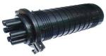 Horizontal 144 Cores Fiber Optic Splice Closure Inline Type 4 In 4 Out