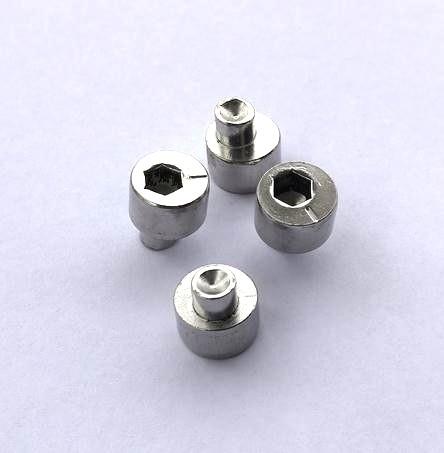 GB Standard Eccentric Adjustment Screw M4x12 Polished SUS304 Material Wind