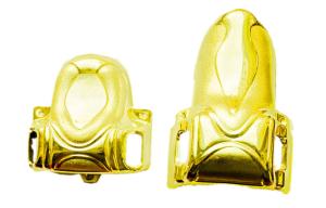 Quality PP new material casket corner , gold coffin fitting c003 wholesale