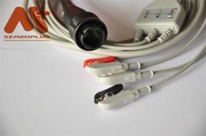 Quality CE Saadat Heyer Sierra Neptune Cable 9 Pin 3.5M 3 Lead ECG Cable wholesale