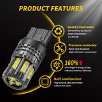 White LED Car Turn Signal Lights Auto 12V 24V 2835 45SMD 1156 1157 T25 3156 3157
