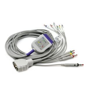 Quality 10 Lead With No Resistance EKG ECG Cable Banana4.0 3m Length TPU wholesale