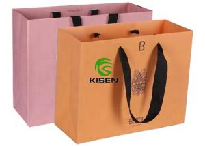 Quality OEM Packaging Recycled Paper Bags With Handles , Tote Christmas Paper Bags wholesale