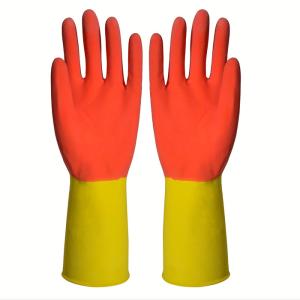 Quality Durable Household Kitchen Rubber Gloves For Cleaning And Dishwashing wholesale