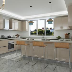 Quality Alder Wood Pantry Modern Kitchen Cabinet Plywood Carcasses wholesale