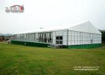 White Aluminum and PVC Luxury Wedding Tents with Solid Sidewalls for 500 People