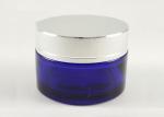 Skin Care Glass Cosmetic Cream Jar , Empty Glass Cream Containers