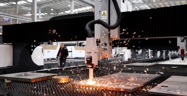 KEBEI Original factory Plate Sheet Fiber Gantry Laser Cutting Machine Bevel