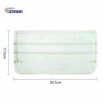 18x32cm 600gsm Wet Cleaning Mop Green Stripes Mesh Air Cloth Steam Mop Refill