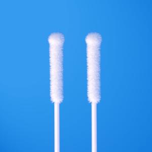 Quality ISO13485 Nylon Fiber Nasopharyngeal Flocked Swab With Breakpoint wholesale