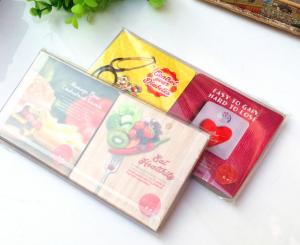 Quality PVC box packaging Wooden cork coaster Customized size and printed logo for home and hotel wholesale