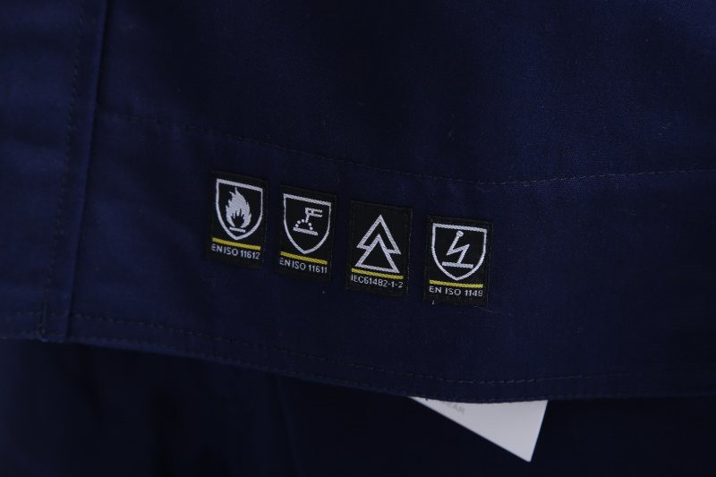 280gsm 60% Modacrylic Flame Retardant Workwear Jacket For Mining