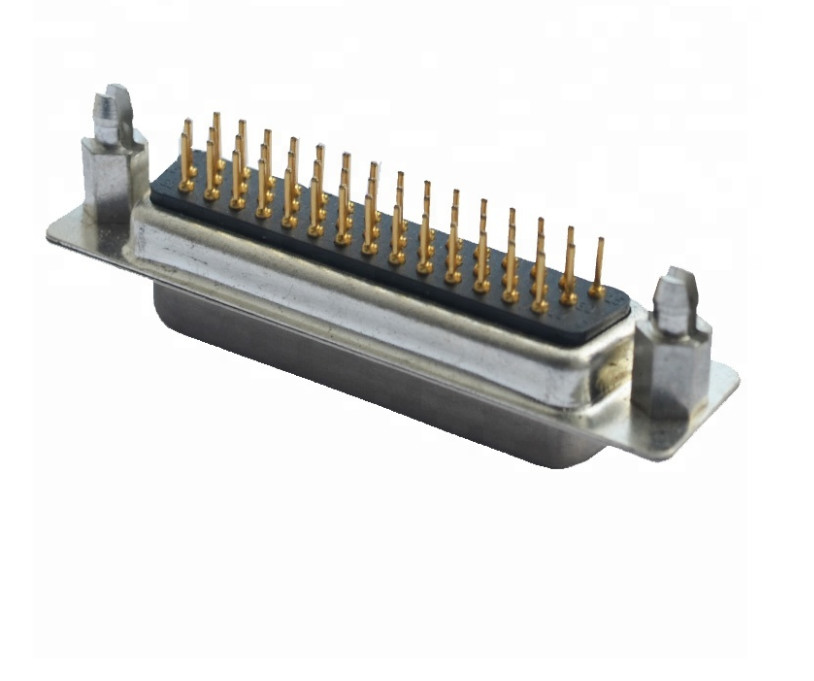 HDP 44P D SUB Connector FEMALE ST DIP AC 500 Volts With Screw Straight connector