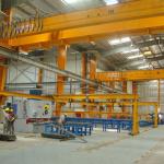 Sa2.5 Hanging Chain Catenary Shot Blasting Equipment For Brakes Cleaning
