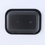 Black 20*15*6cm Disposable Airline CPET Food Trays