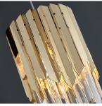 Small Round Gold k9 Crystal Modern Led Chandelier for Living Room Hallyway