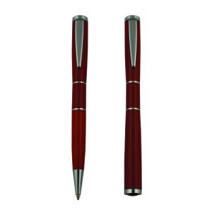 Quality Pad Print Logo Custom Office Red Metal Pen CE Certification wholesale