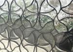 Hollow Decorative Window Glass Panels 08"*36" Brass Clean 16-30 Mm Thickness