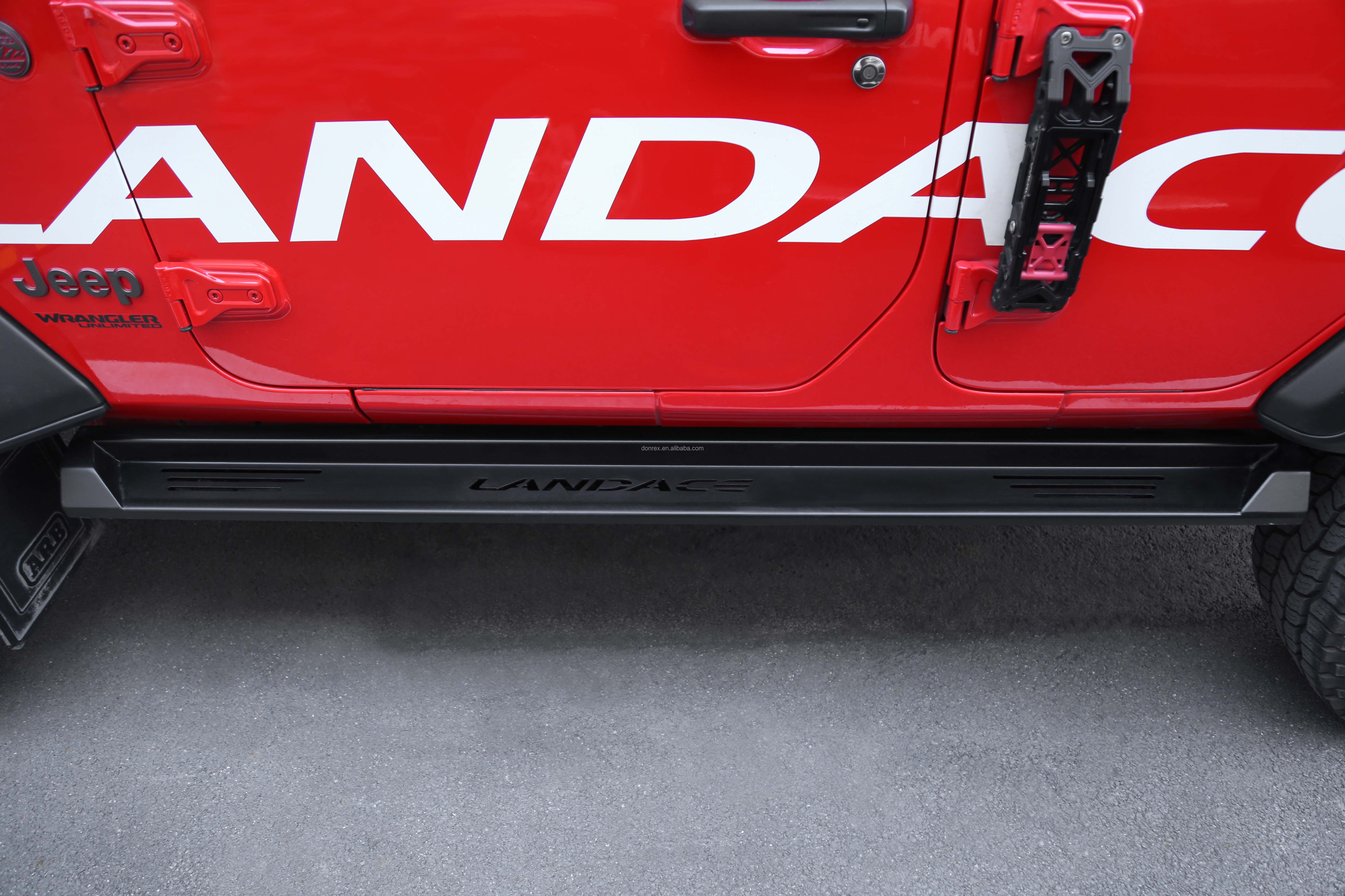 Powder Coated Running Board Side Pedal Step For Jeep Wrangler JL Sports