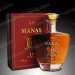 Luxury Embossing 750 ML Cognac Glass Bottle