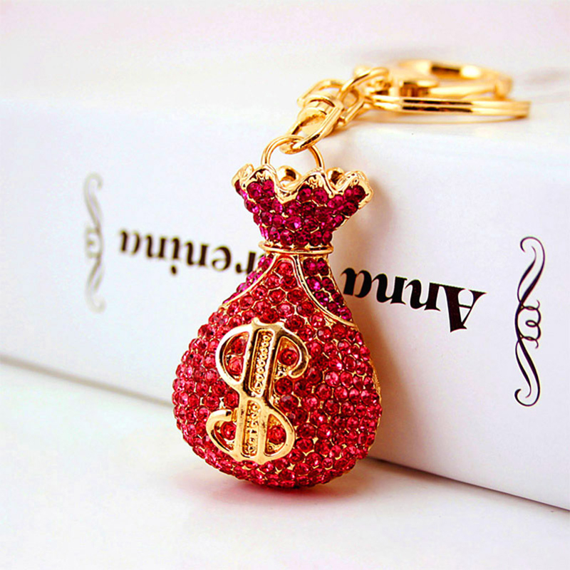 Acrylic Personalized Keychains For Women Handbag 15cm X 6.5cm X 1.6cm
