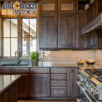 Modern Stylish Antique Wooden Kitchen Cabinet Shaker Design for Traditional